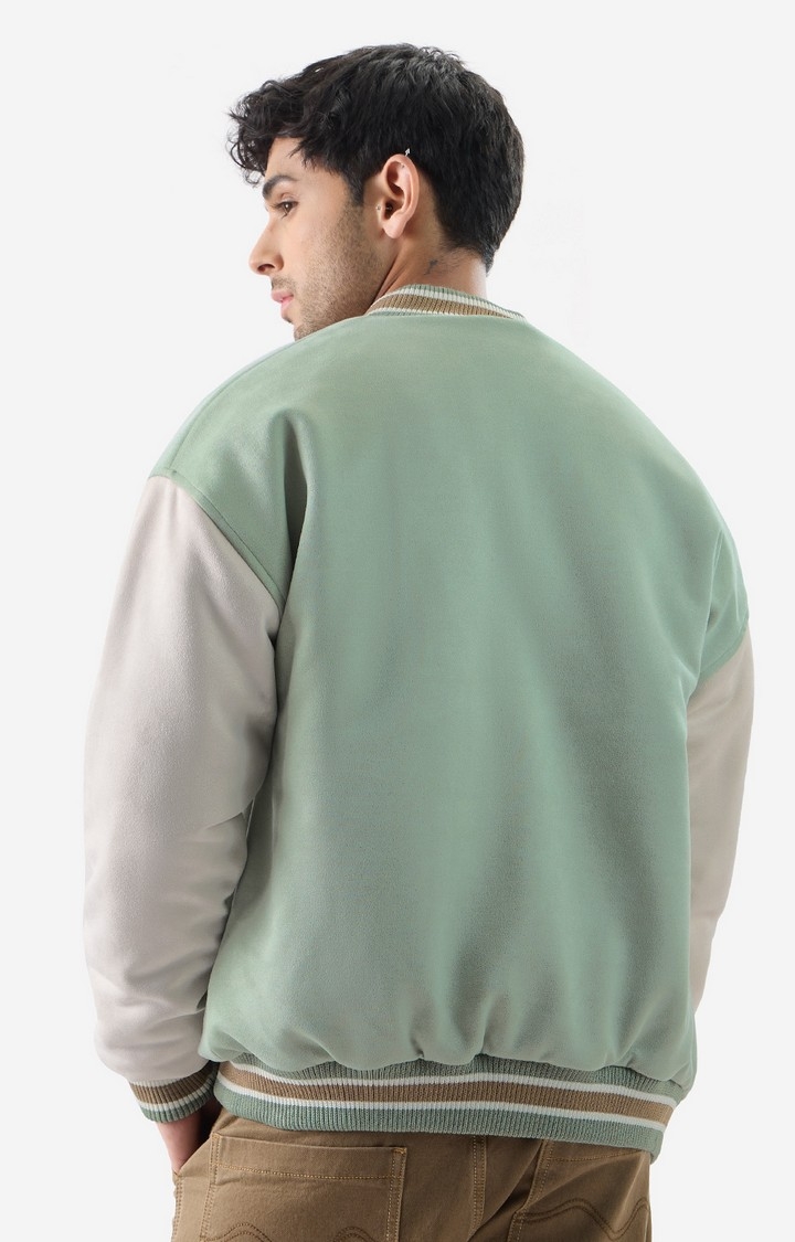 Men's TSS Originals: Light Green Varsity Jackets