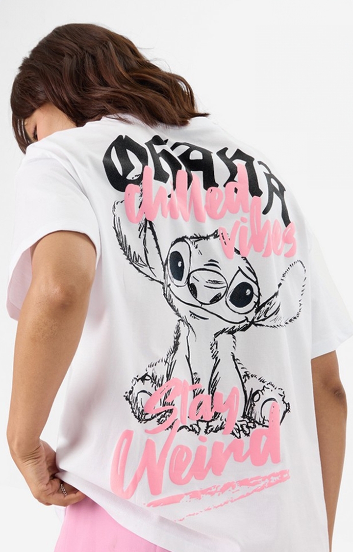 The Souled Store | Women's Lilo & Stitch: Ohana Women's Oversized T-Shirt