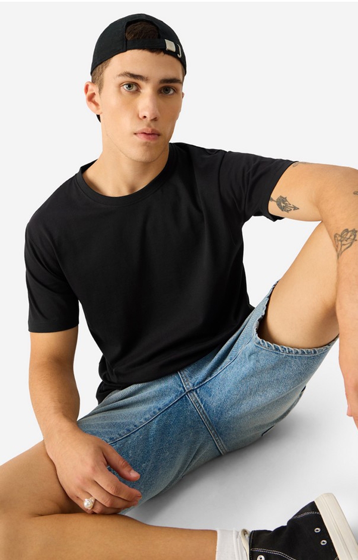 Men's Solids: Midnight Black T-Shirts