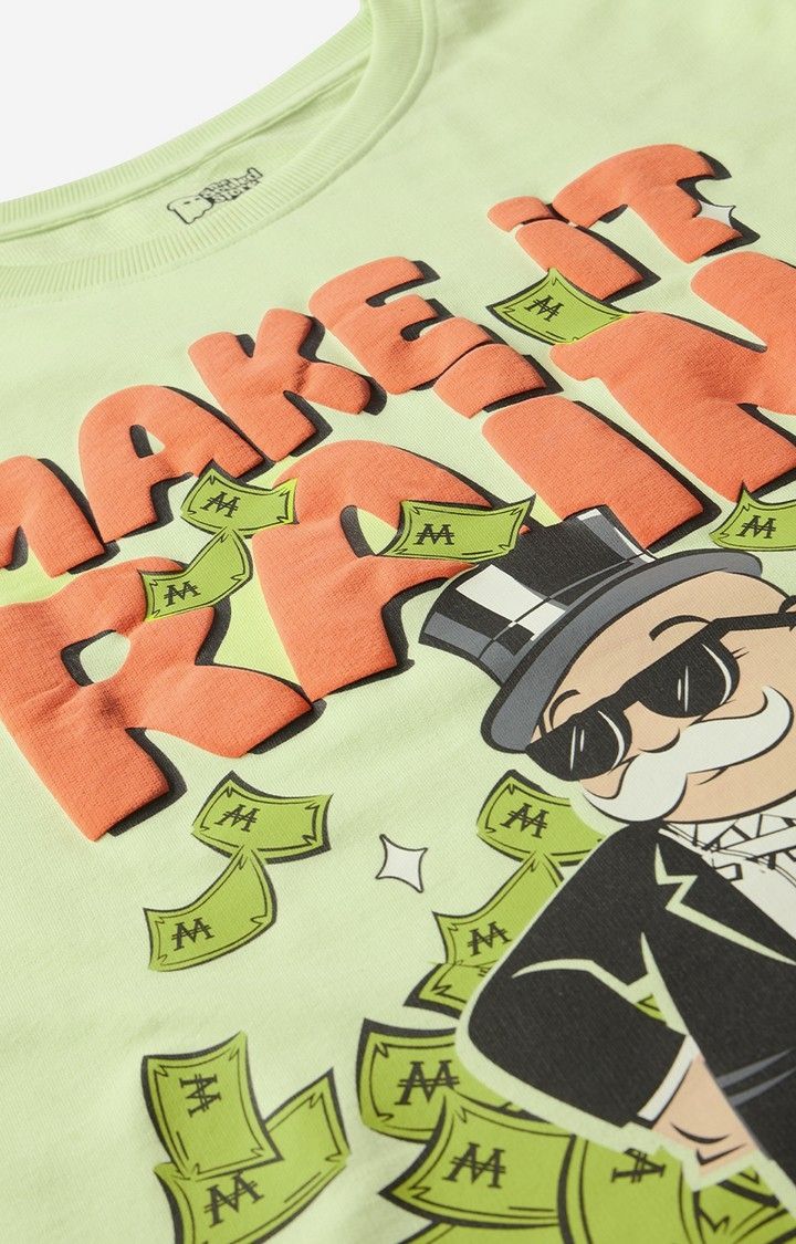 Men's Monopoly Make It Rain Oversized T-Shirts