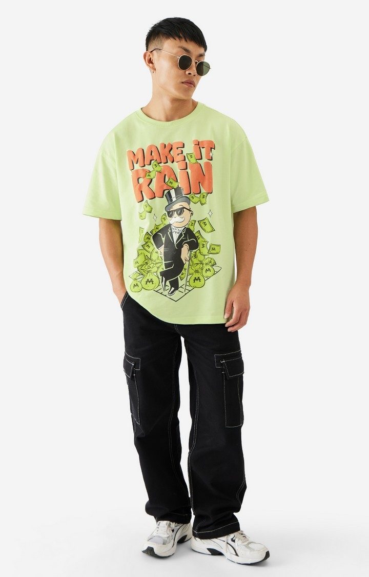 Men's Monopoly Make It Rain Oversized T-Shirts