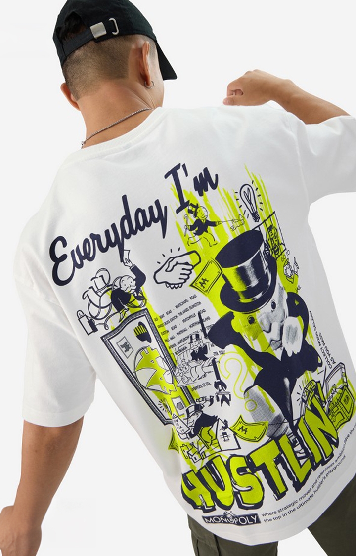 Men's Monopoly Hustlin' Oversized T-Shirts
