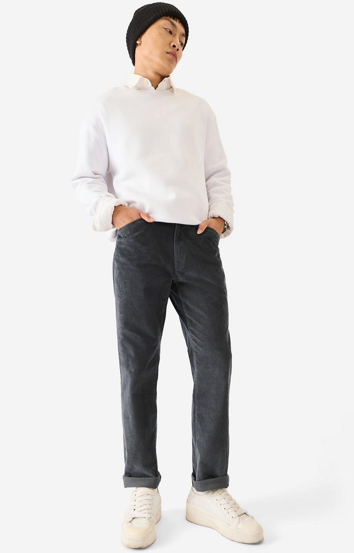 Men's Charcoal Grey Trouser