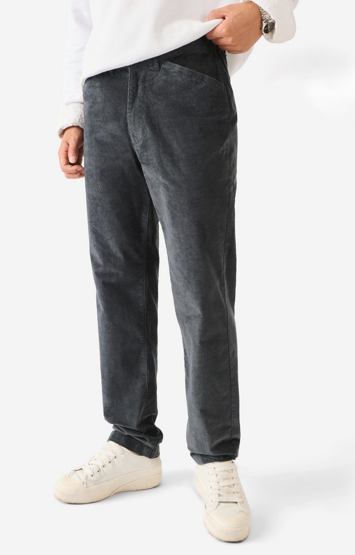 Men's Charcoal Grey Trouser
