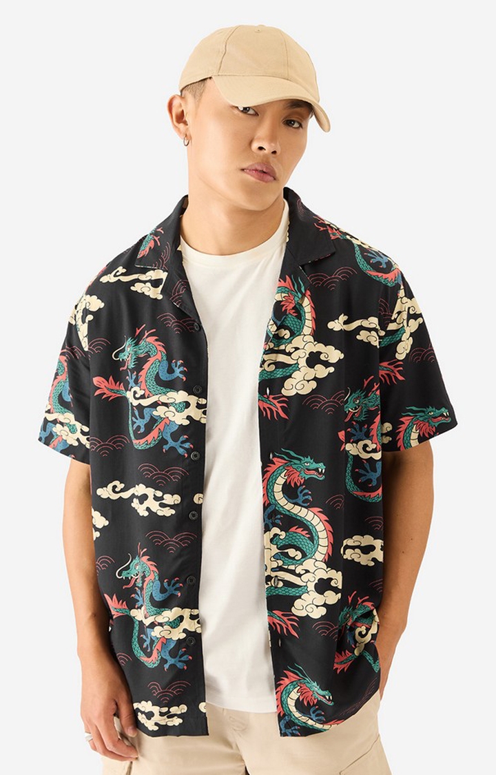 The Souled Store | Men's Dragons Summer Casual Shirt