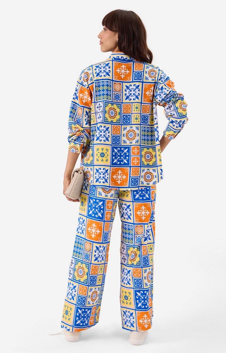 Women's  Mandala Oversized Shirt