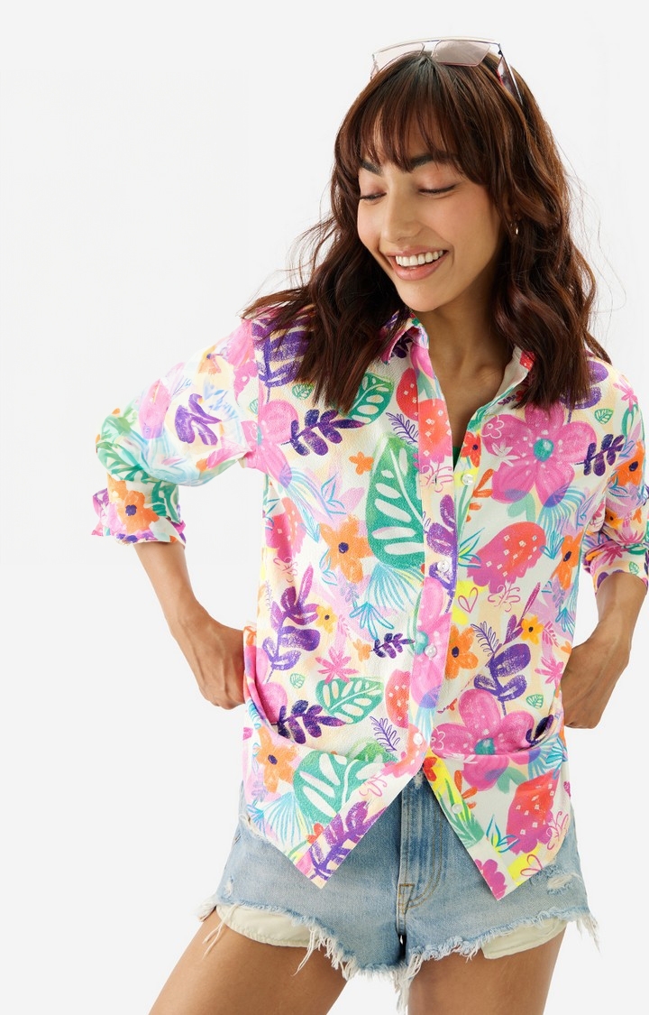 The Souled Store | Women's TSS Originals: Floral Vibe Women's Shirts