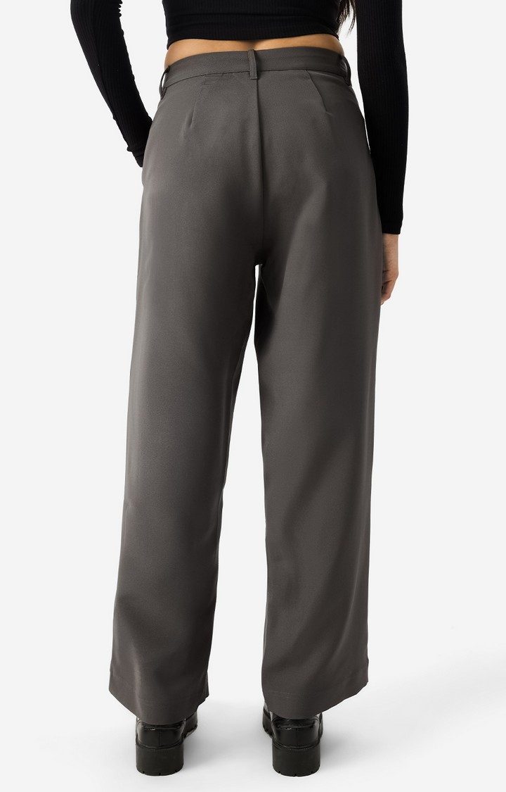 Women's Korean Pants Grey Pants