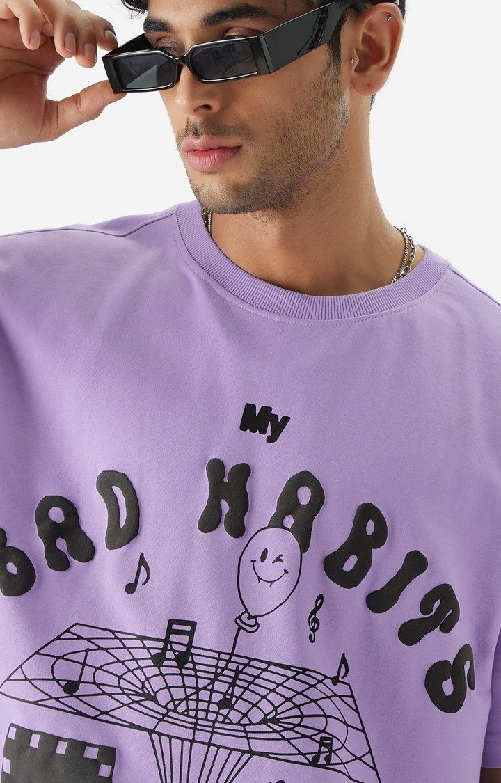 Men's Ed Sheeran Bad Habits Oversized T-Shirts