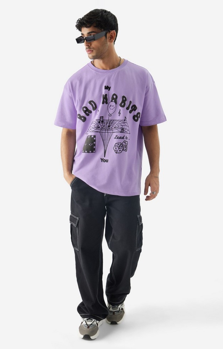 Men's Ed Sheeran Bad Habits Oversized T-Shirts