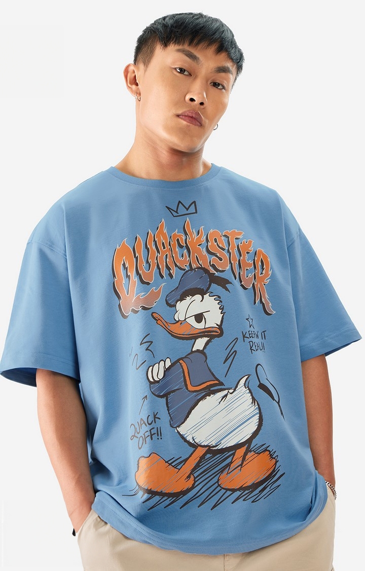 The Souled Store | Men's Donald Duck: Quackster Oversized T-Shirt
