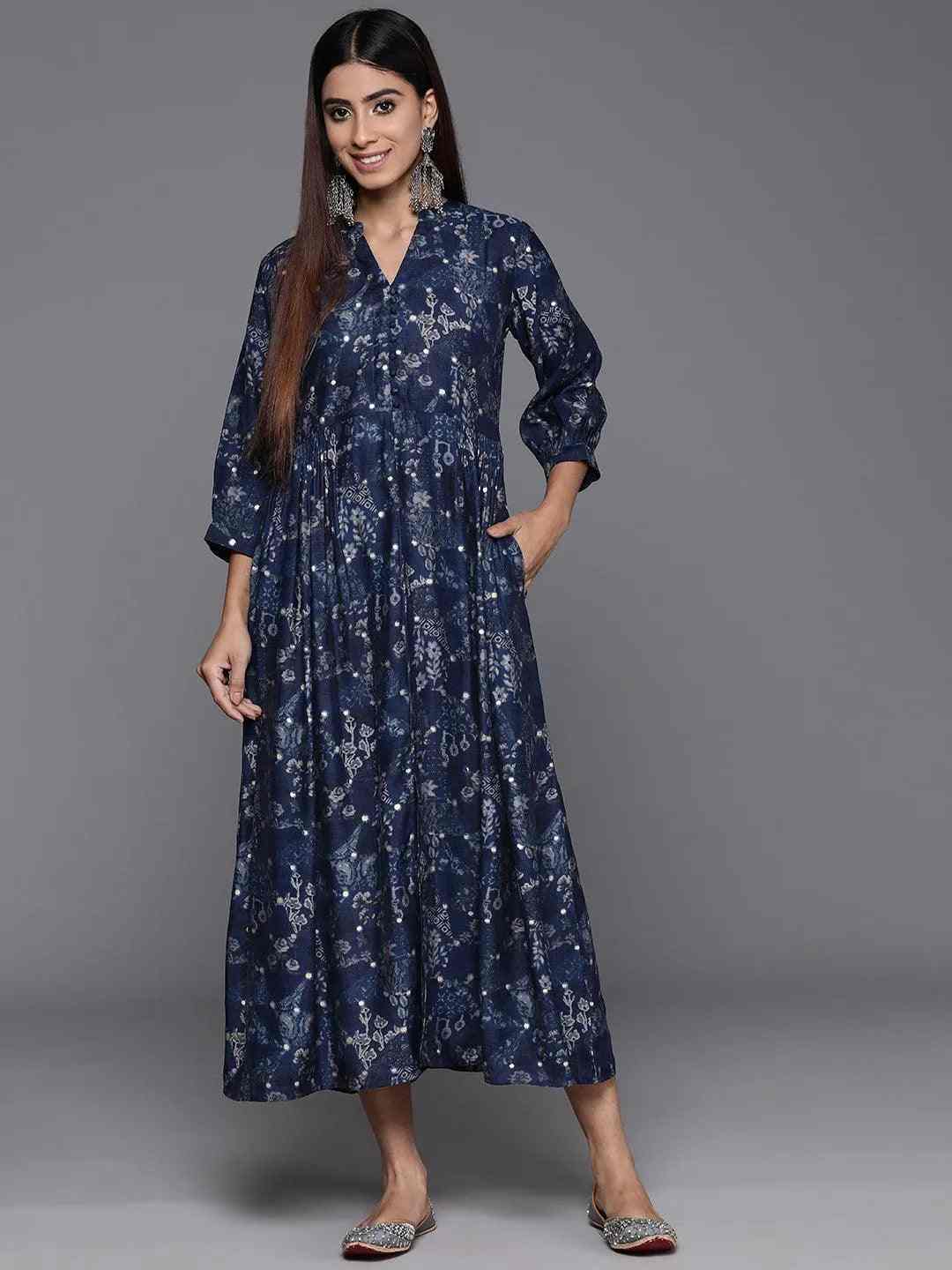 LIBAS LADIES WESTERN MIDI 29644C BLUE