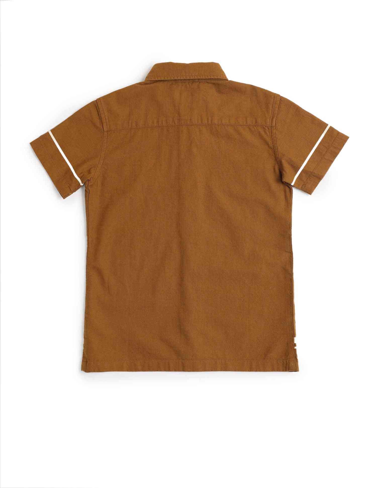 U.S.POLO KIDS BOYS SHIRT H/S UKSHT1384