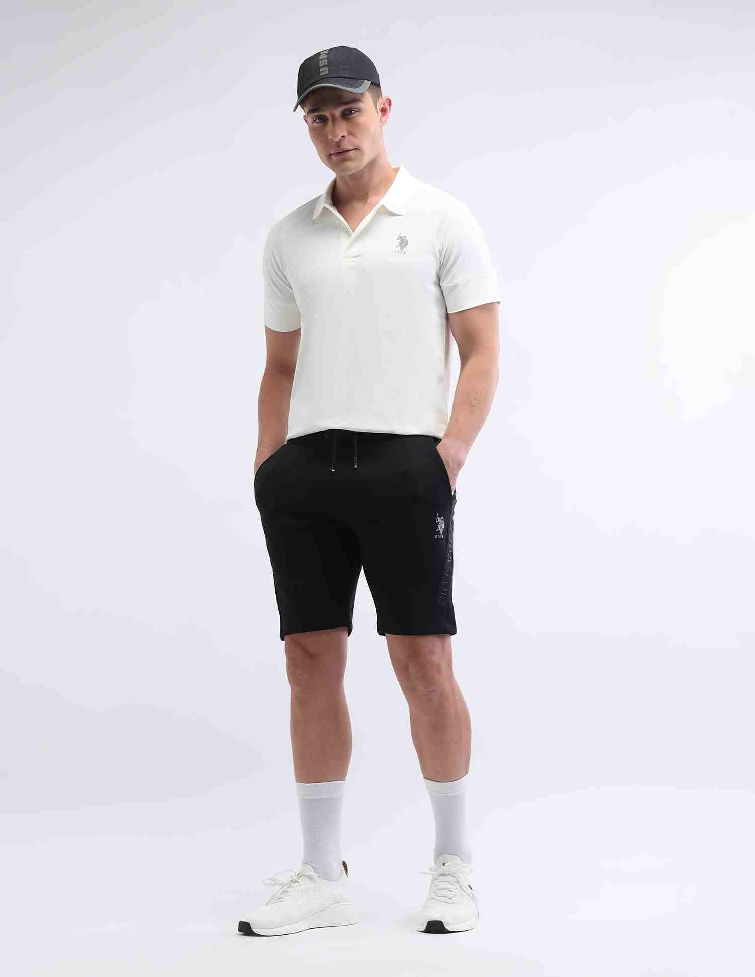 U.S.POLO MENS BERMUDA COTTON UASRT0072 NAVY