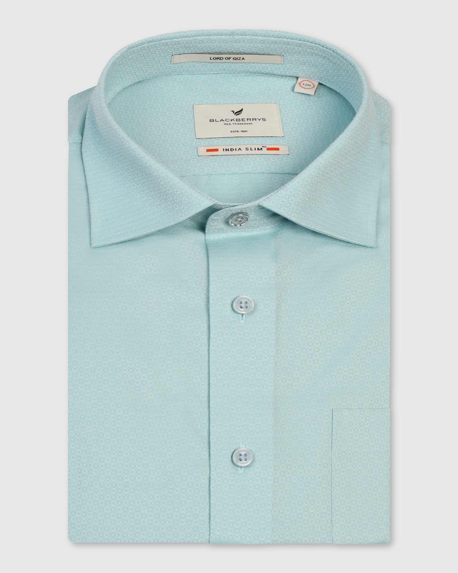 BLACKBERRY MENS FORMAL SHIRT F/S BP-BS-DO-REVOLVE GREY