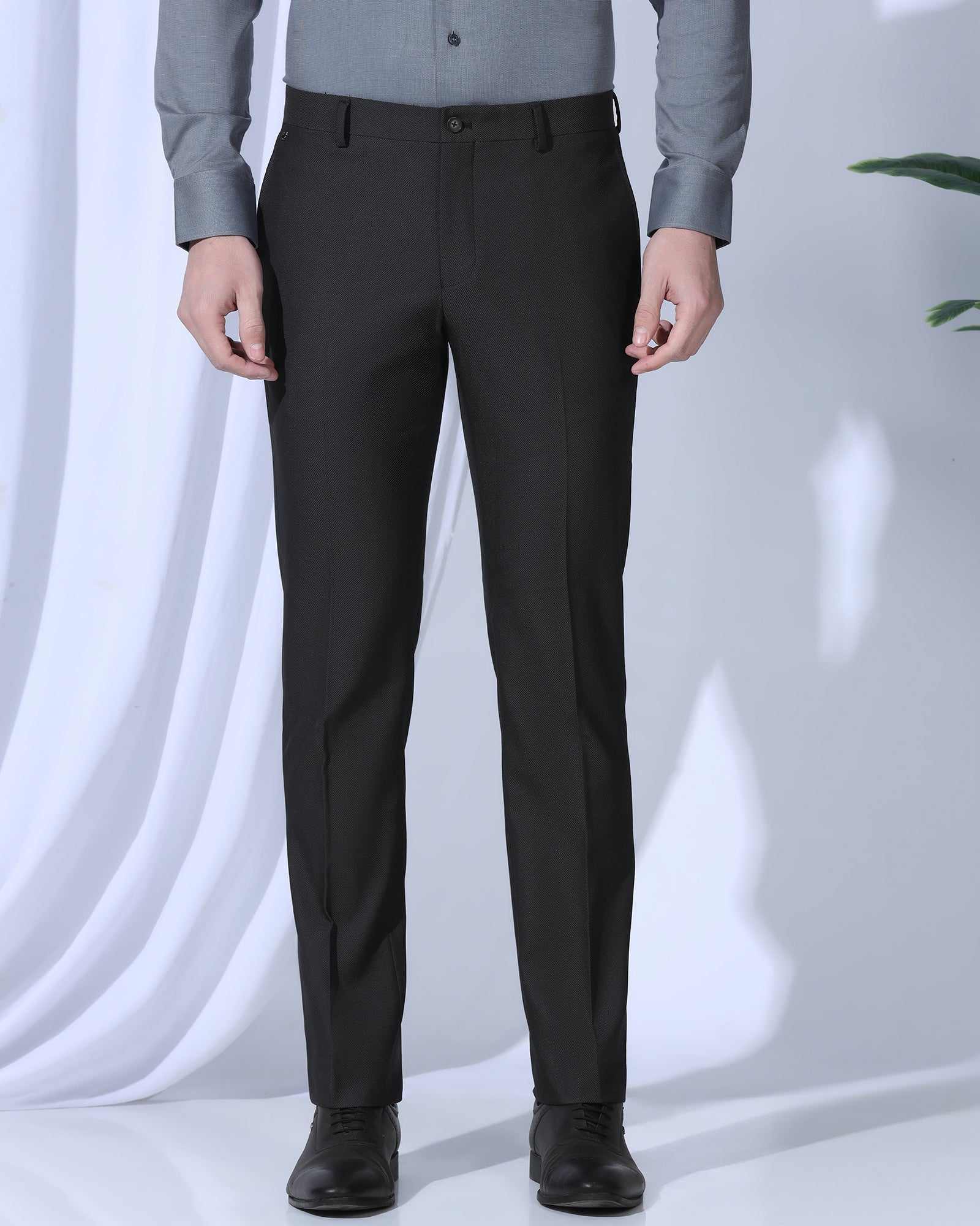 BLACKBERRY MENS FORMAL TROUSER BP-DO-COACH BLACK