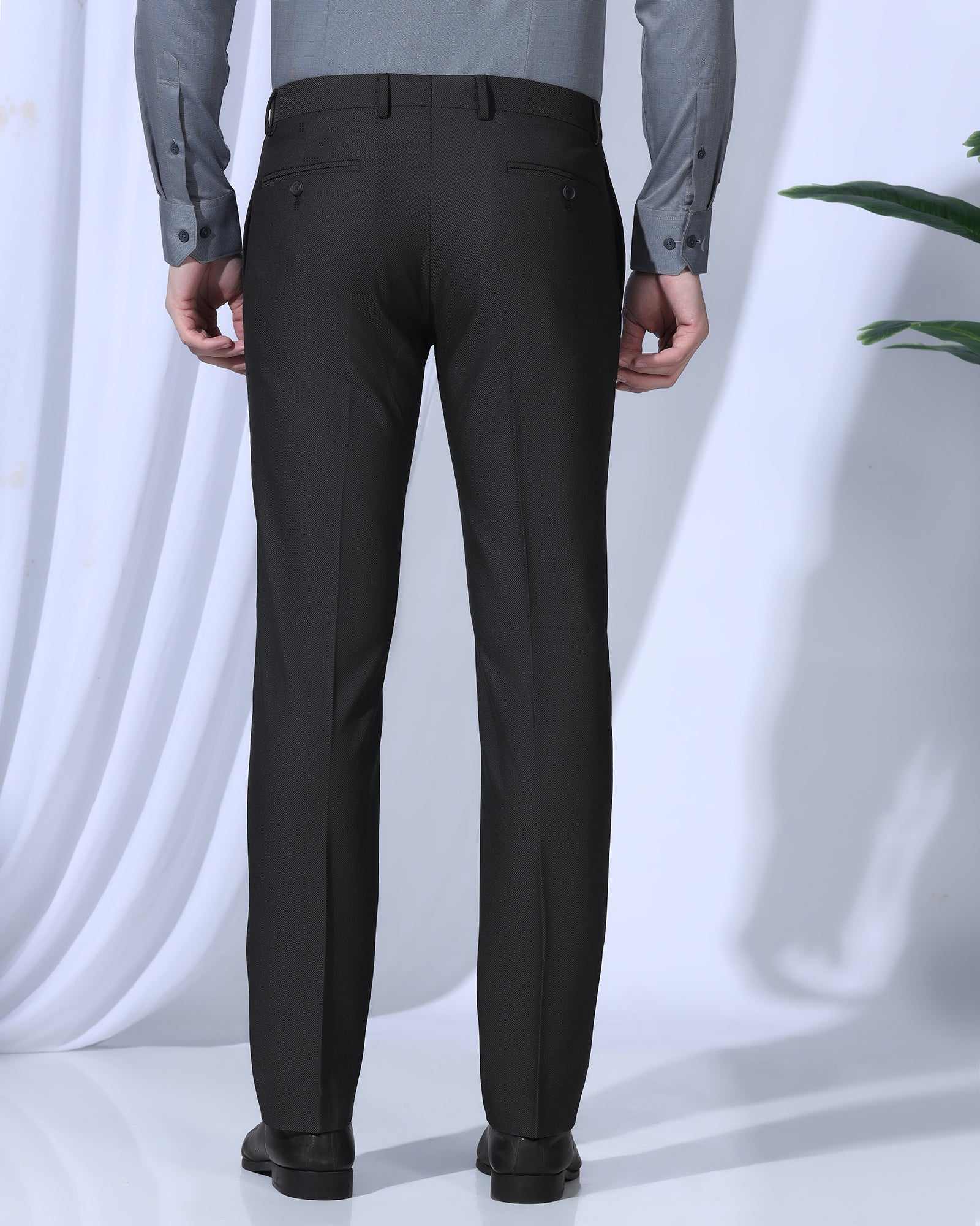 BLACKBERRY MENS FORMAL TROUSER BP-DO-COACH BLACK