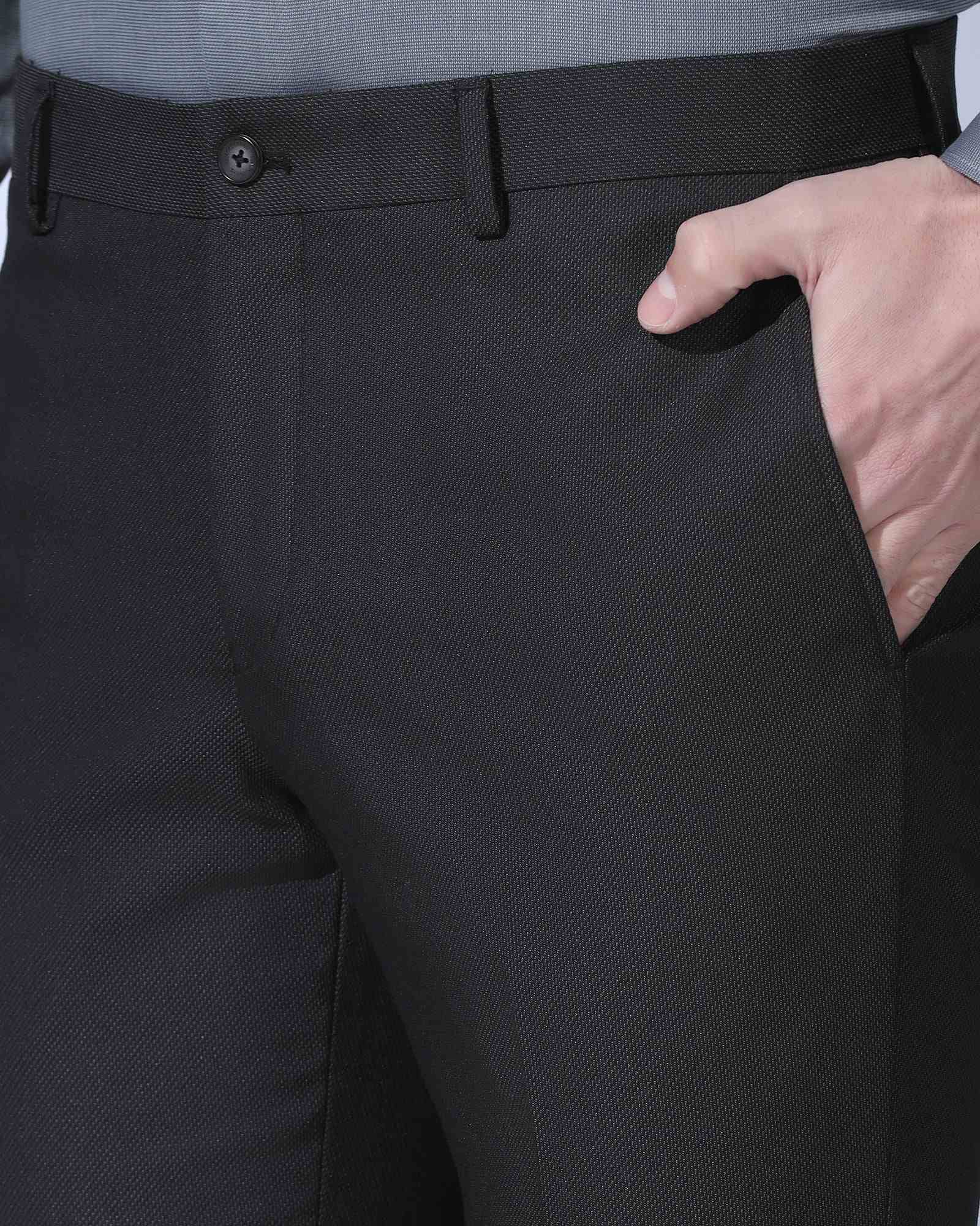 BLACKBERRY MENS FORMAL TROUSER BP-DO-COACH BLACK