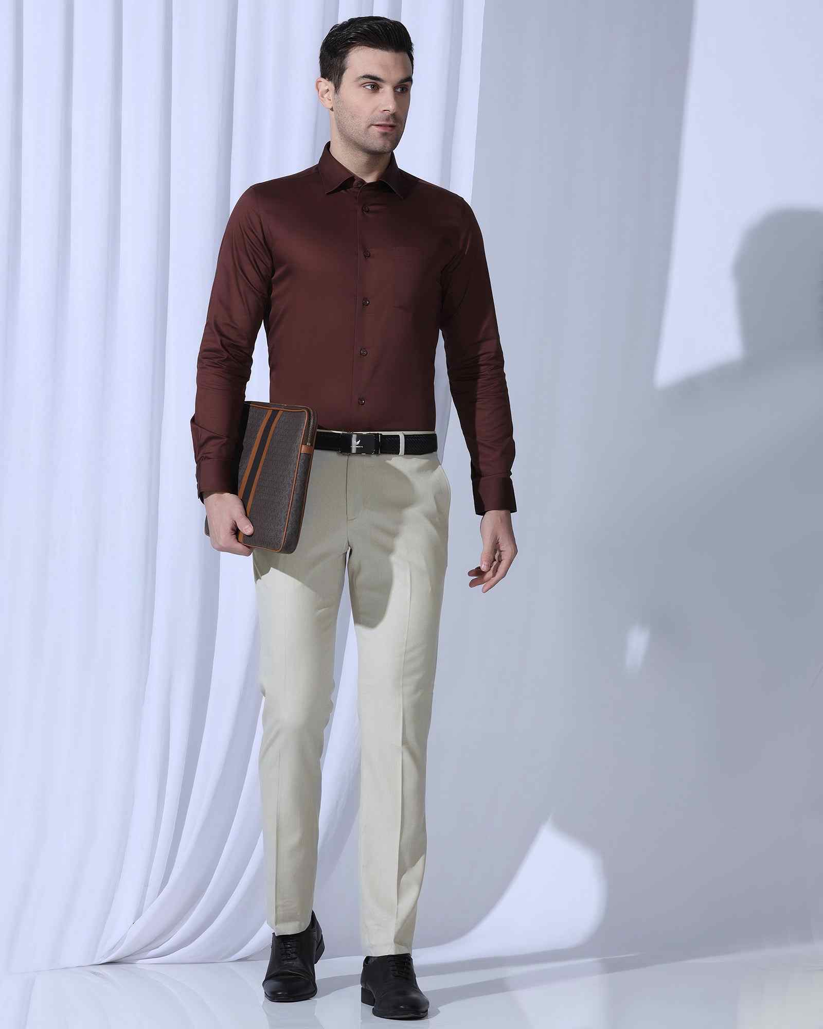 BLACKBERRY MENS FORMAL TROUSER BP-DO-COACH BEIGE