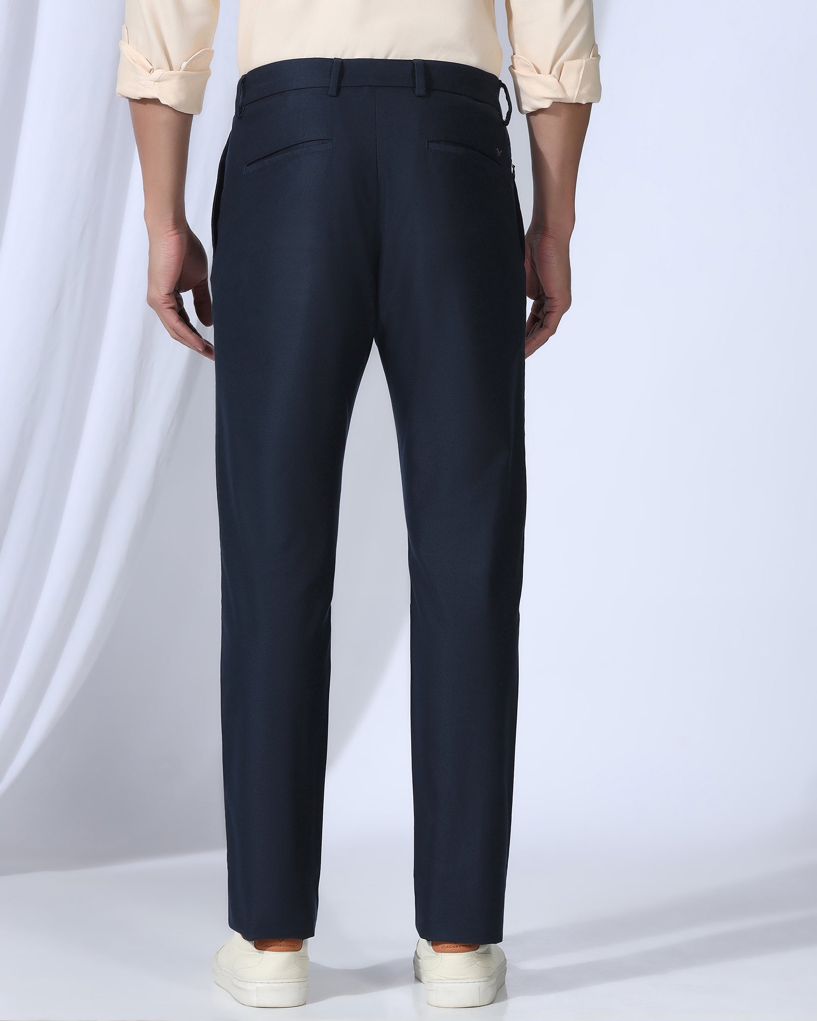 Blackberry Mens Casual Trouser Ek-Do-Blake Navy