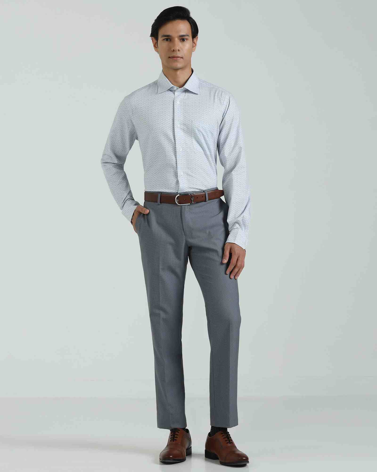 Blackberry Mens Formal Trouser Bp-Do-Fendi Grey