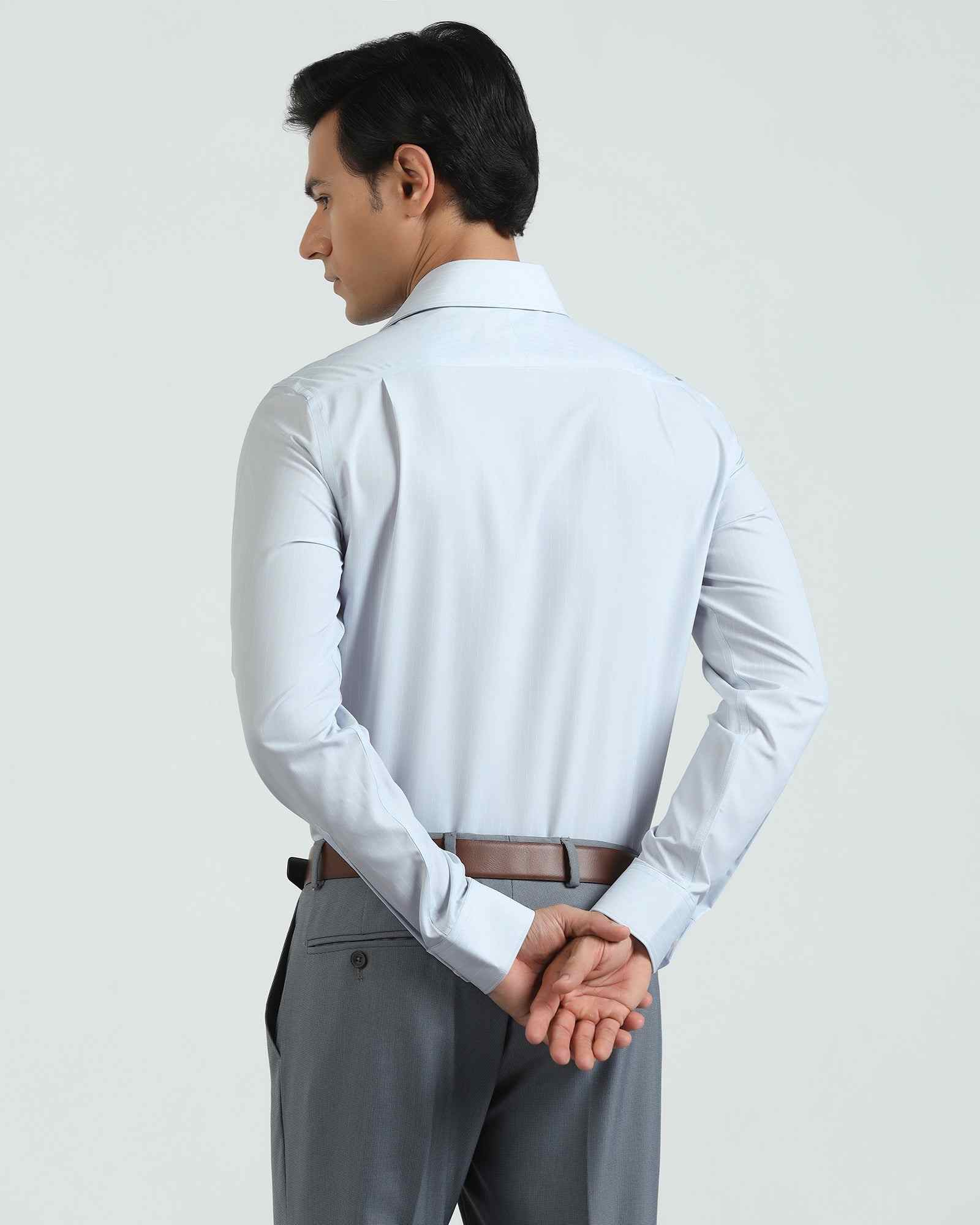 BLACKBERRY MENS FORMAL SHIRT F/S BP-NI-DO-WISE + BLUE