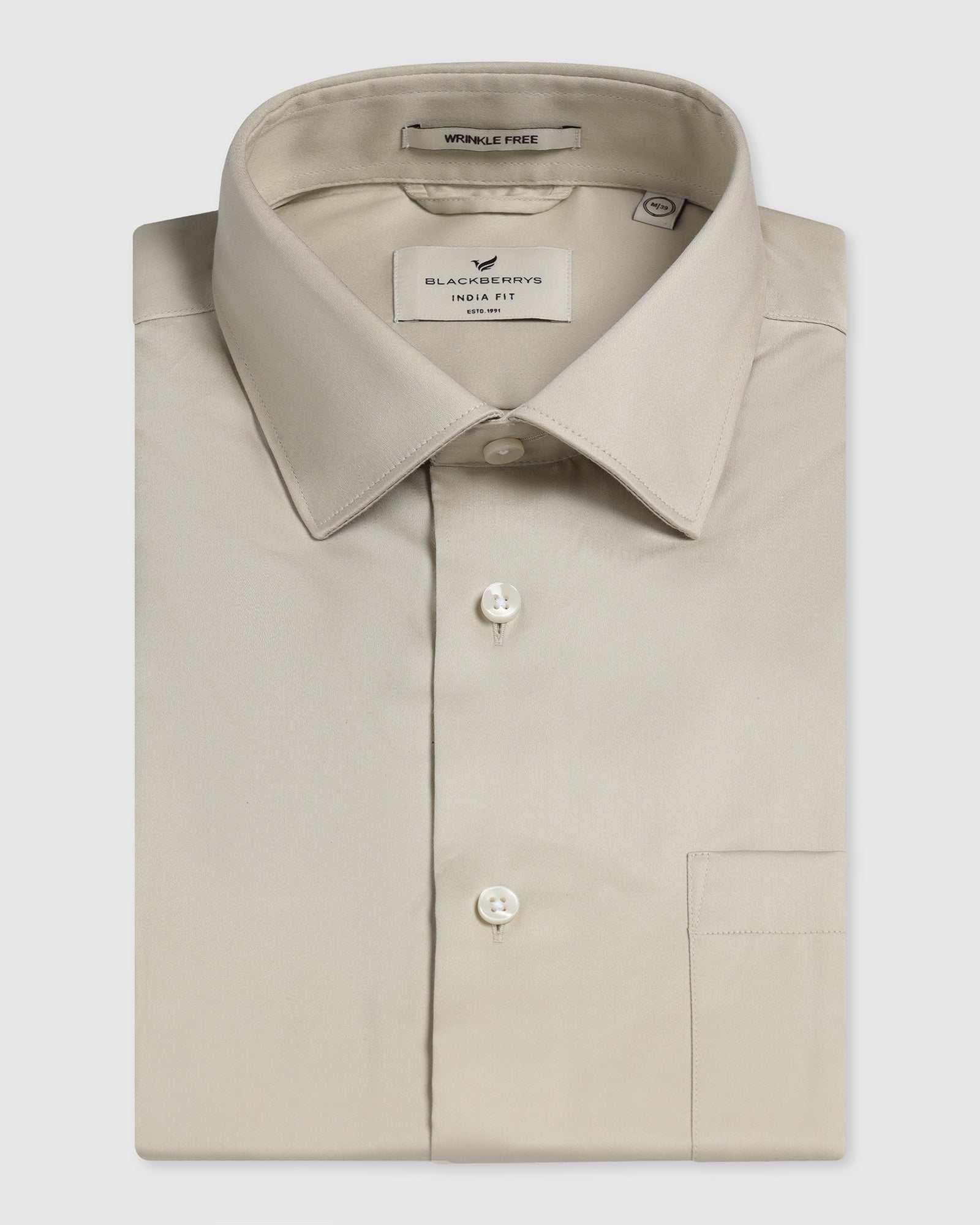 BLACKBERRY MENS FORMAL SHIRT F/S BP-BS-DO-REVOLVE GREY