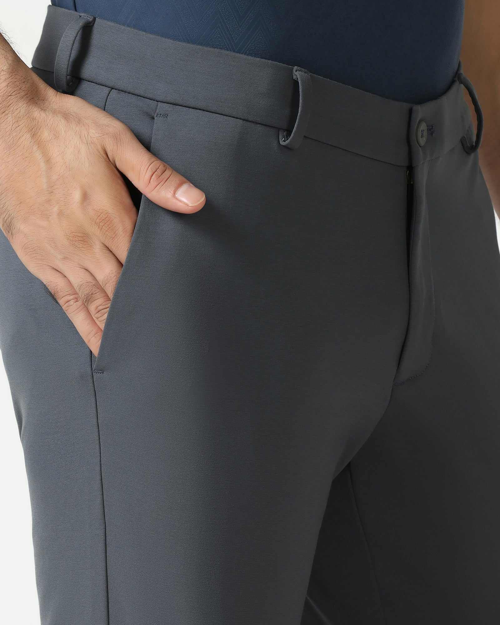 BLACKBERRY MENS CASUAL TROUSER EK-TP-SO-ZIEA ASH GREY