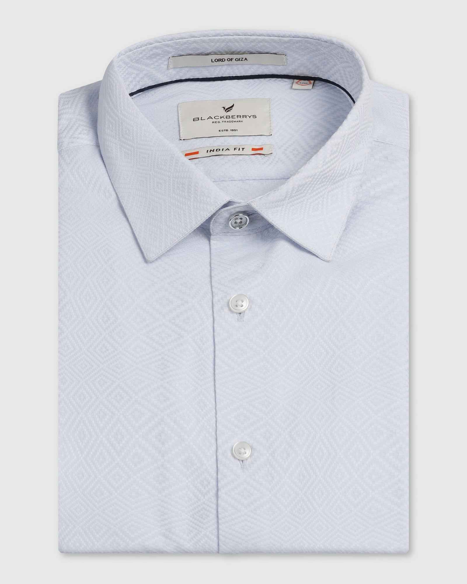 BLACKBERRY MENS FORMAL SHIRT F/S BP-BS-DO-REVOLVE GREY