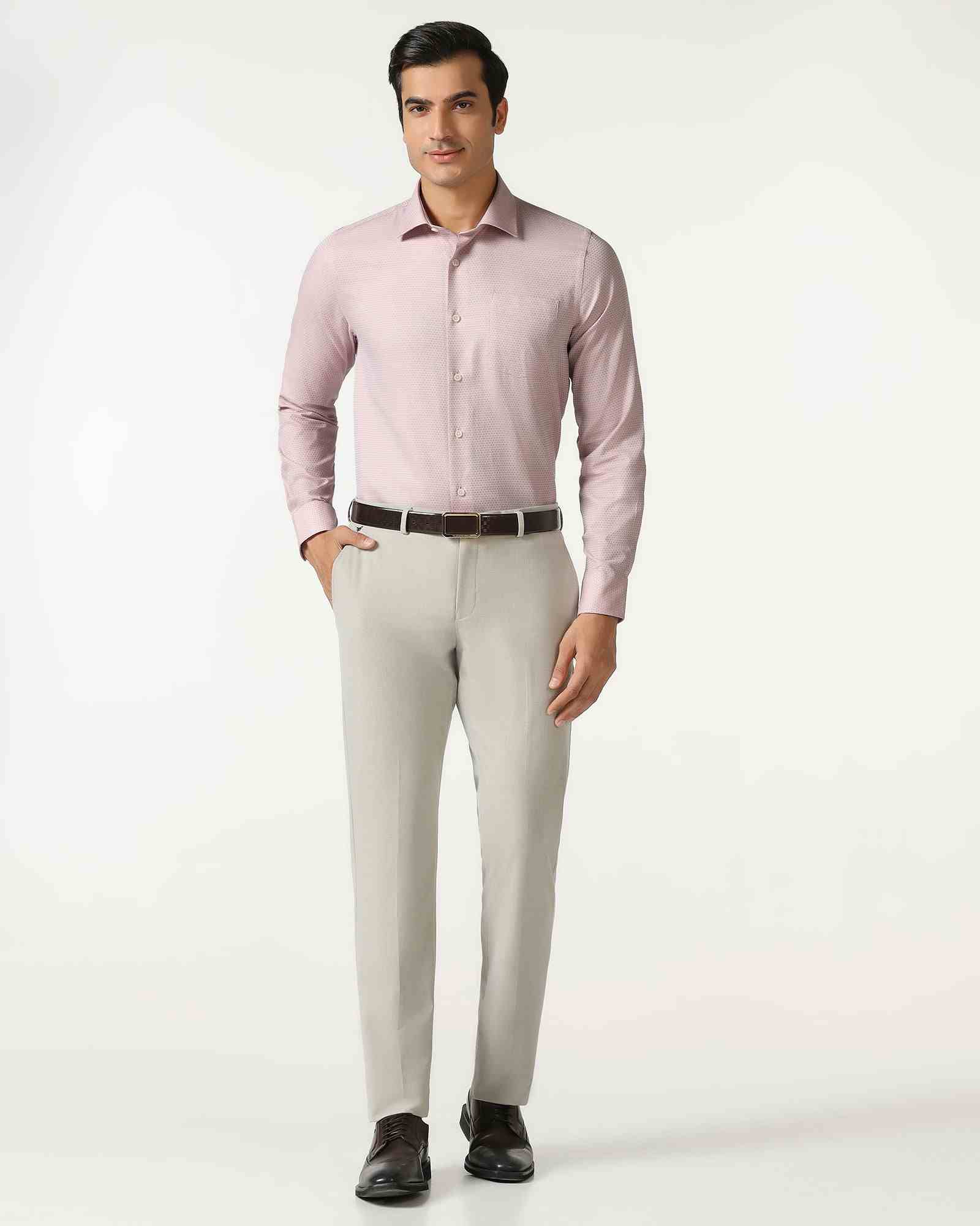 BLACKBERRY MENS FORMAL SHIRT F/S BP-BS-DO-REVOLVE GREY
