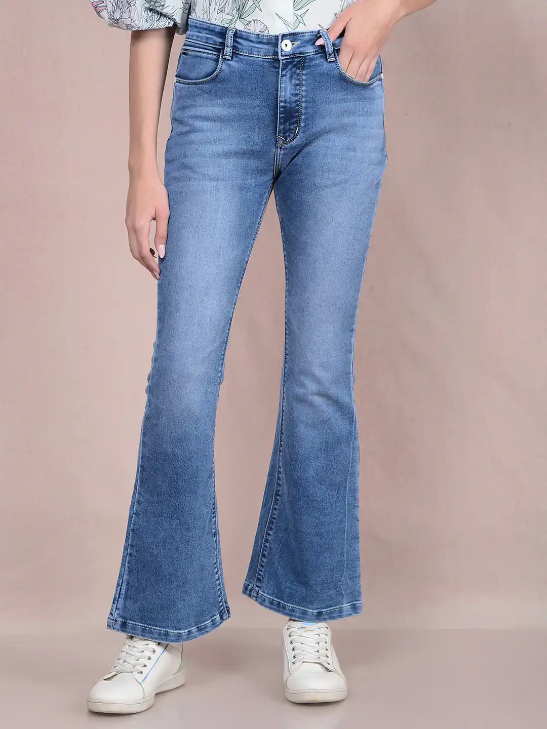 CRIMSOUNE CLUB LADIES WESTERN JEANS BLUE