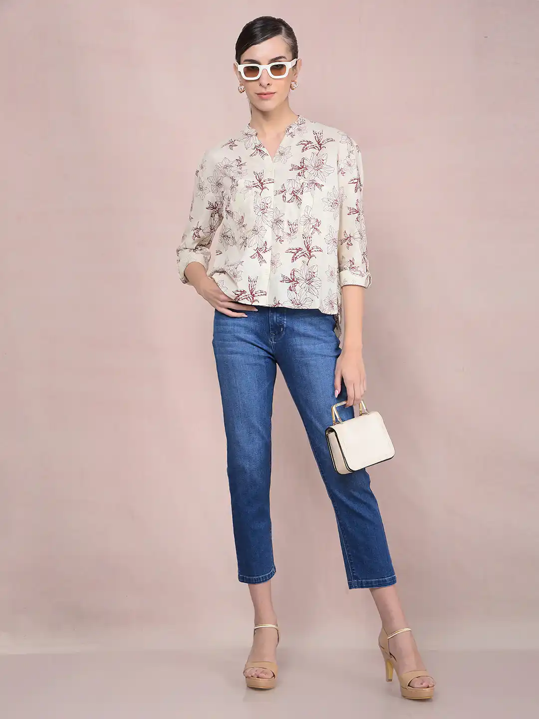 CRIMSOUNE CLUB LADIES WESTERN JEANS BLUE