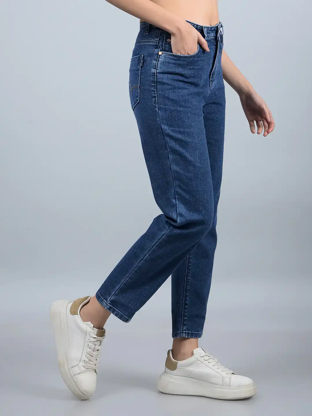 CRIMSOUNE CLUB LADIES WESTERN JEANS DARK BLUE