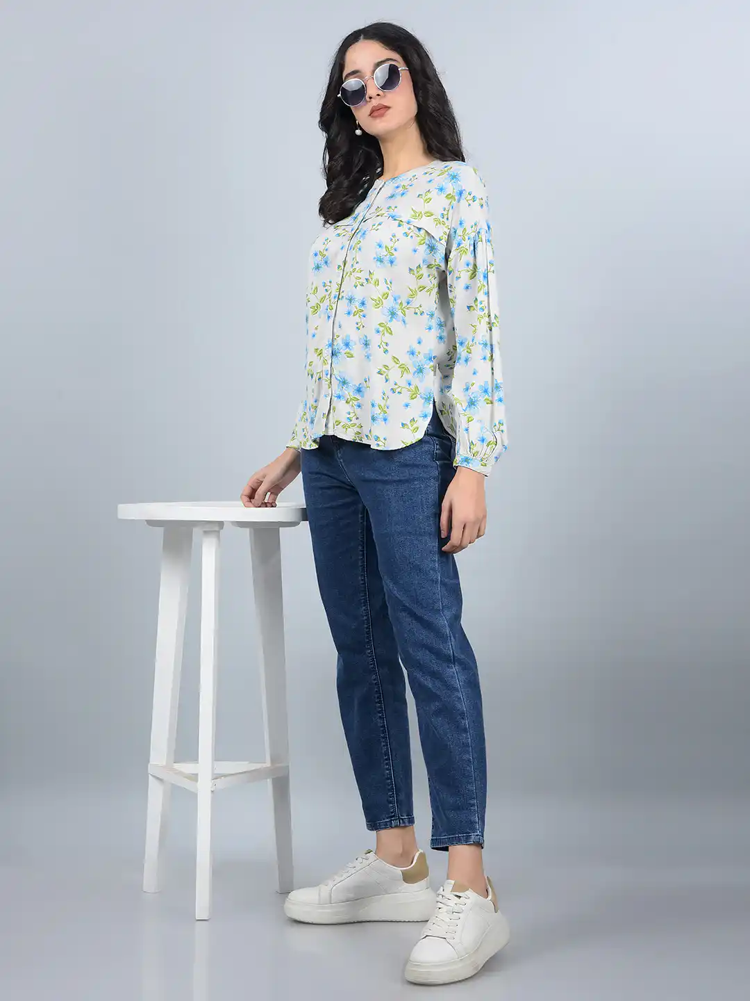 CRIMSOUNE CLUB LADIES WESTERN JEANS DARK BLUE