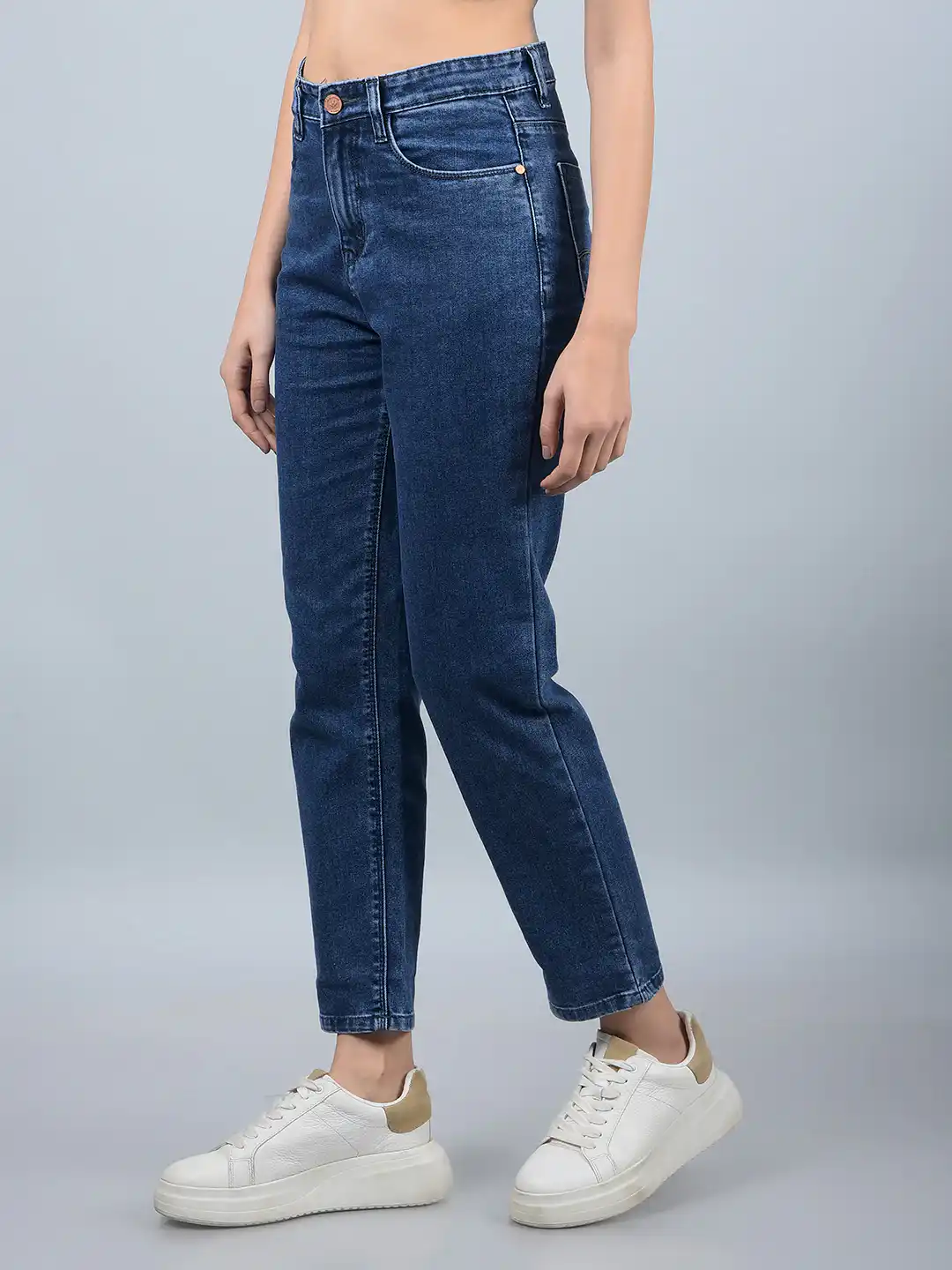 CRIMSOUNE CLUB LADIES WESTERN JEANS DARK BLUE
