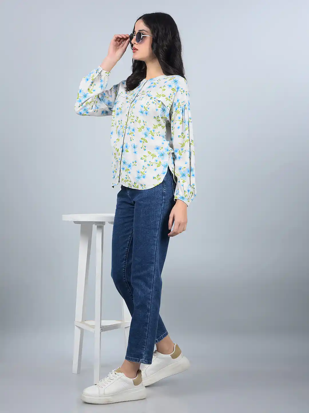 CRIMSOUNE CLUB LADIES WESTERN JEANS DARK BLUE