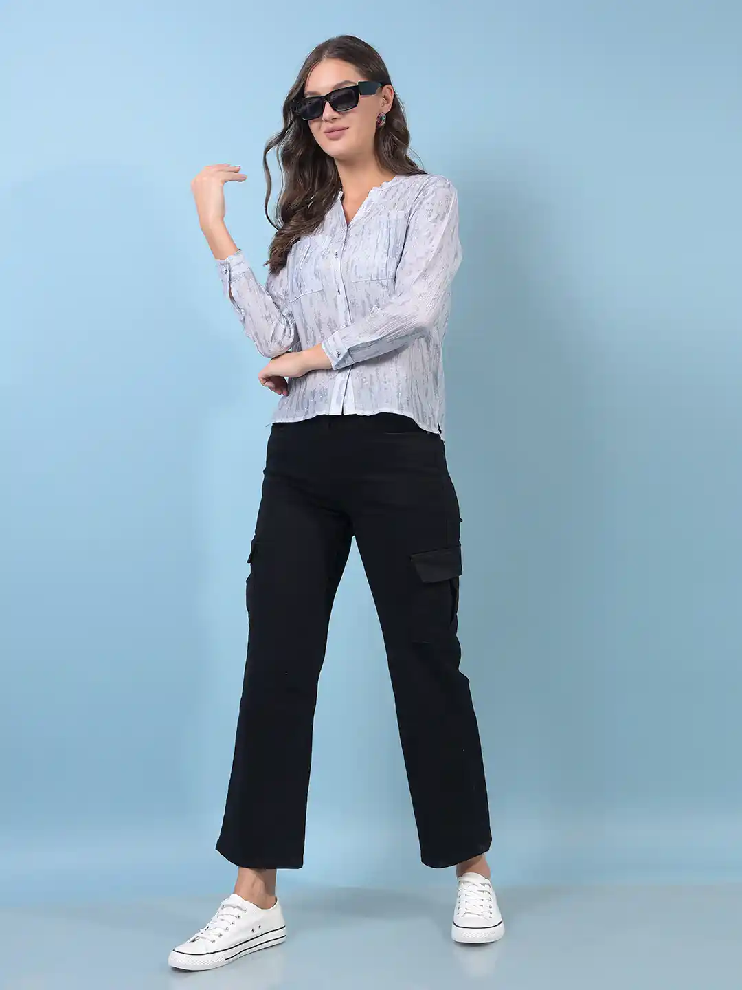 CRIMSOUNE CLUB LADIES WESTERN CARGO BLACK