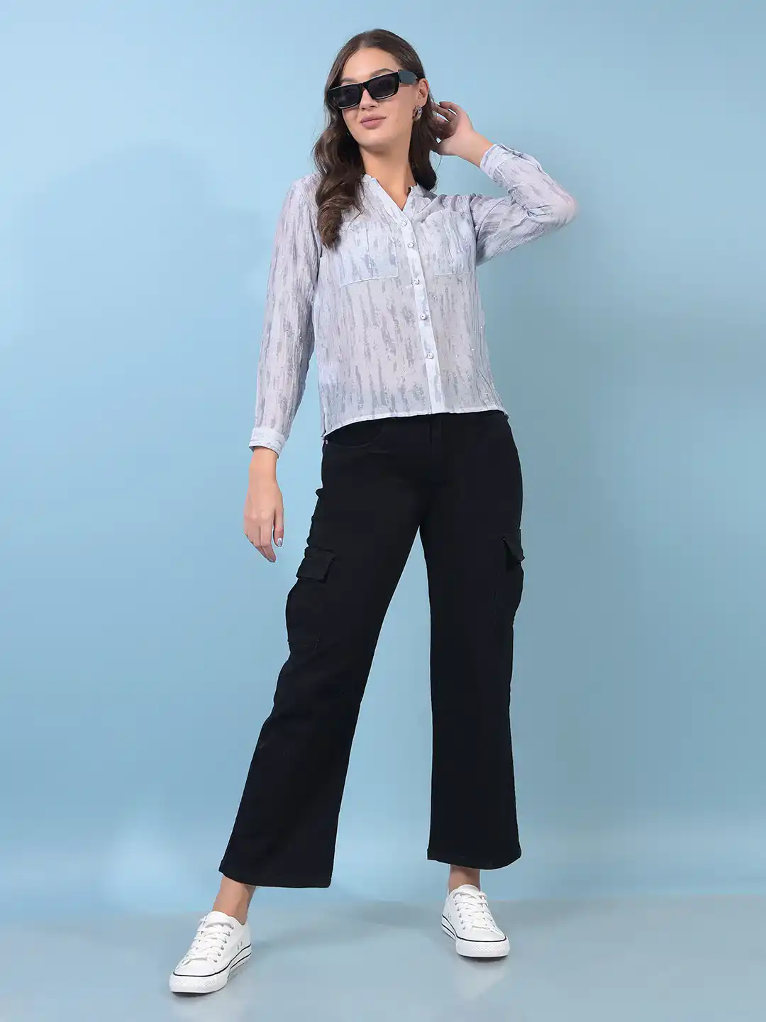 CRIMSOUNE CLUB LADIES WESTERN CARGO BLACK