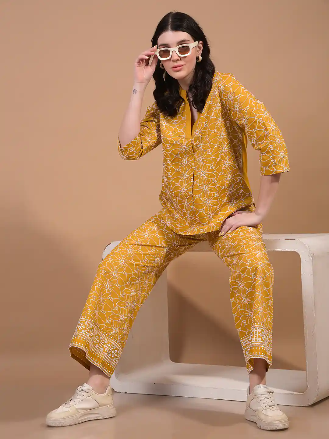 CRIMSOUNE CLUB LADIES WESTERN PANTS DR40718B MUSTARD