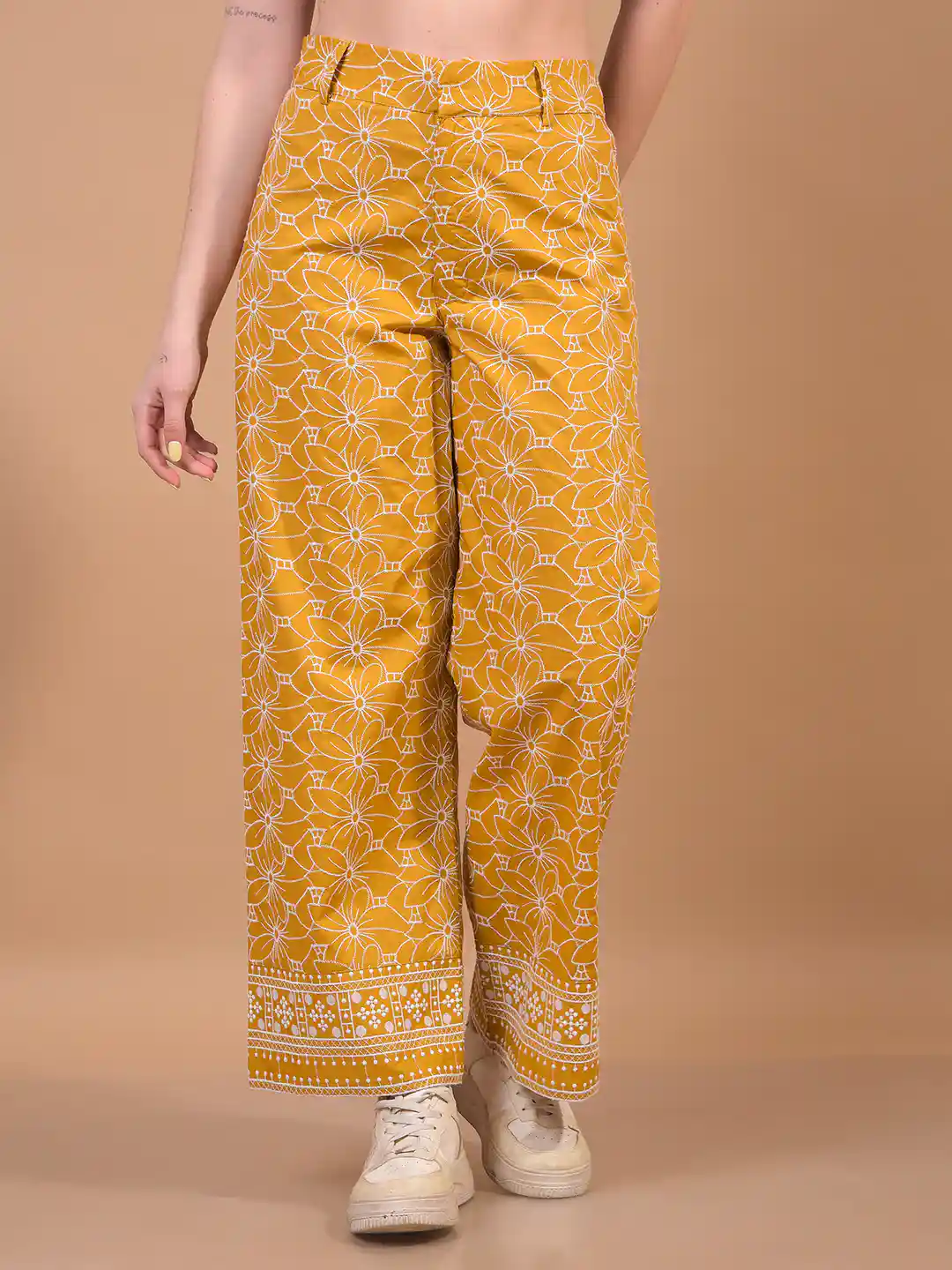 CRIMSOUNE CLUB LADIES WESTERN PANTS DR40718B MUSTARD