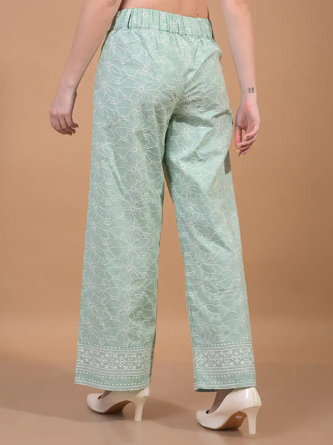 CRIMSOUNE CLUB LADIES WESTERN PANTS DR40718B SEA GREEN