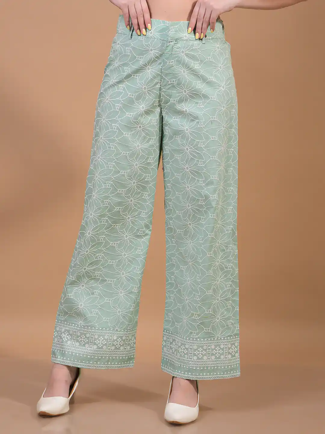 CRIMSOUNE CLUB LADIES WESTERN PANTS DR40718B SEA GREEN