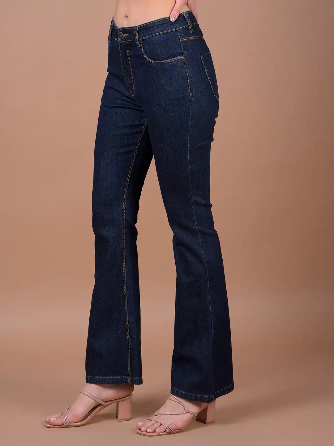 CRIMSOUNE CLUB LADIES WESTERN JEANS DARK BLUE