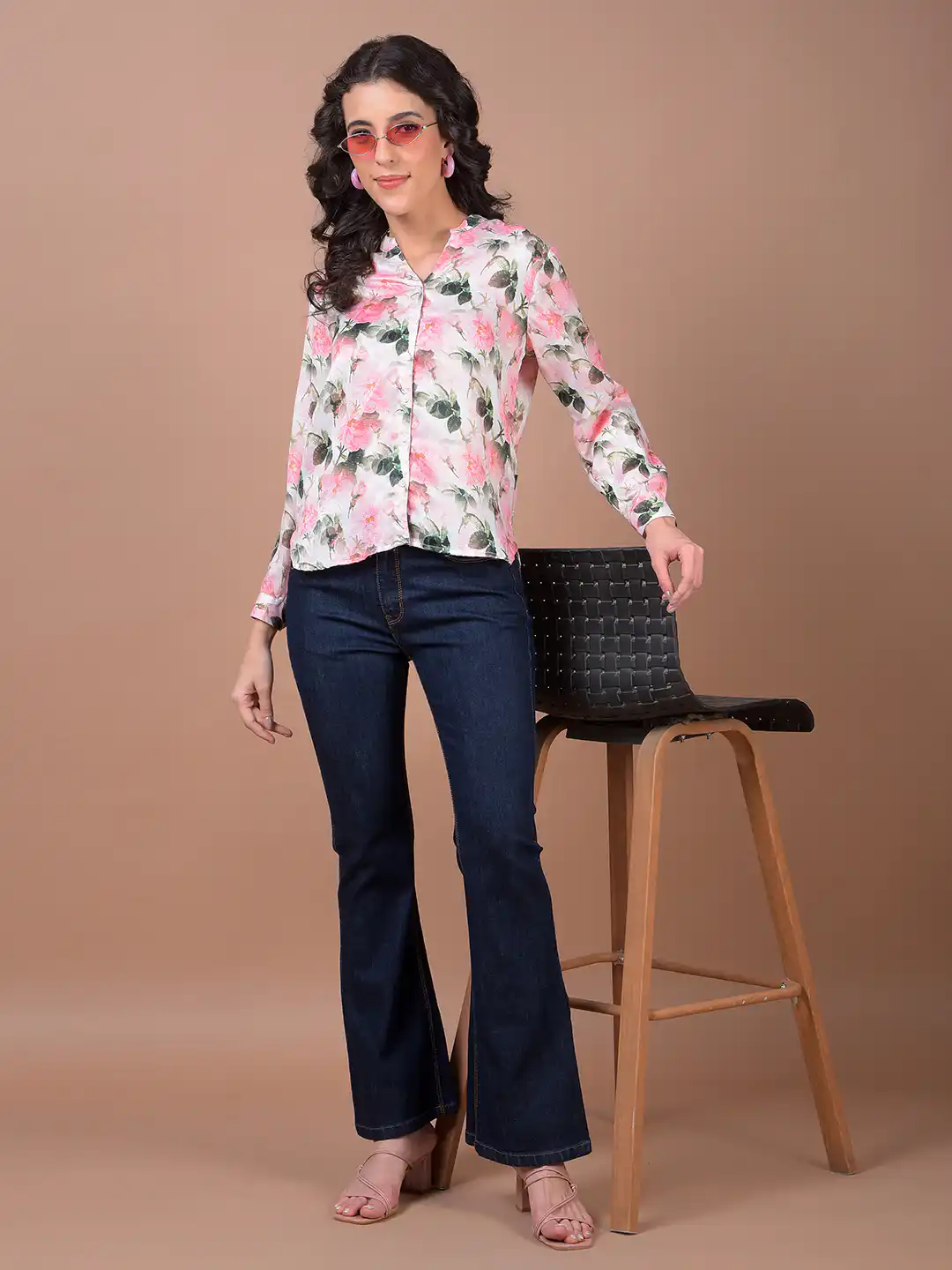 CRIMSOUNE CLUB LADIES WESTERN JEANS DARK BLUE