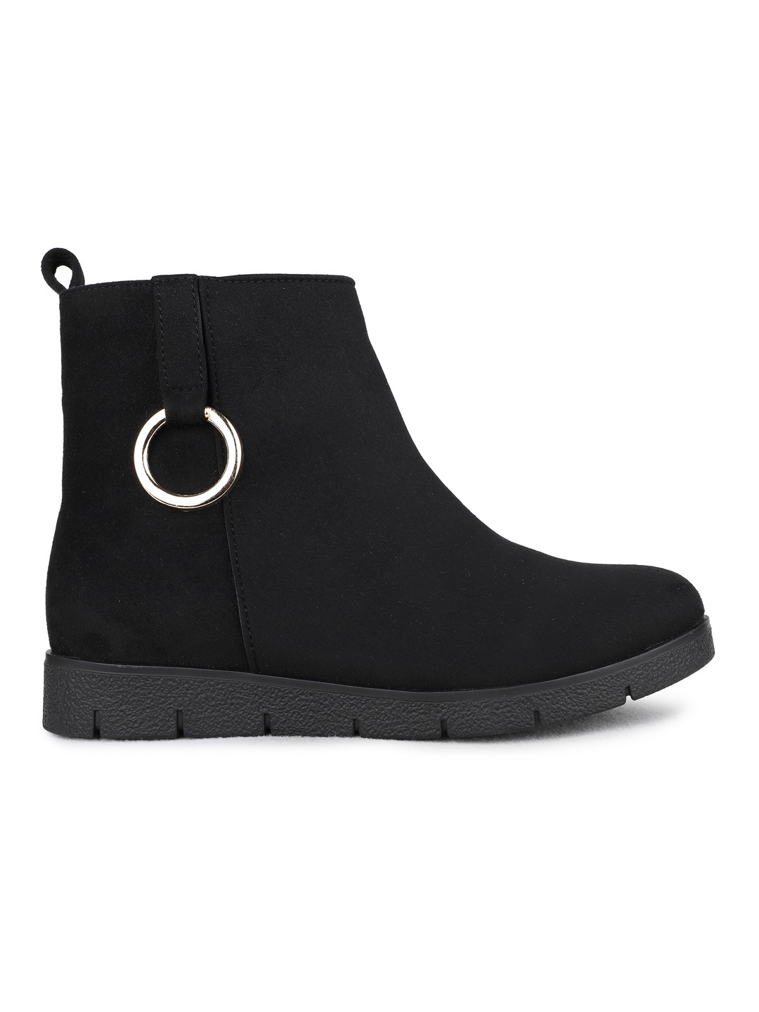 Inc.5 | Womens Black Casual Solid Ankle Boots|2