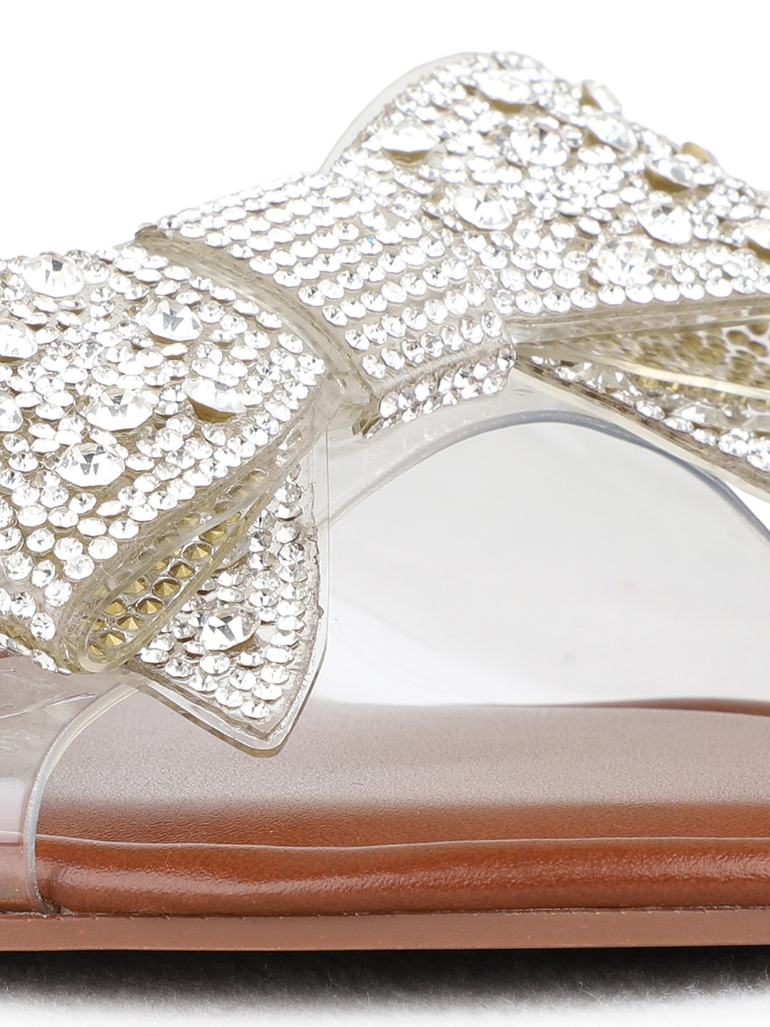 Inc.5 | Womens Silver Ethnic Embellished Pattern Open Toe Flat Slip-On Sandals|5
