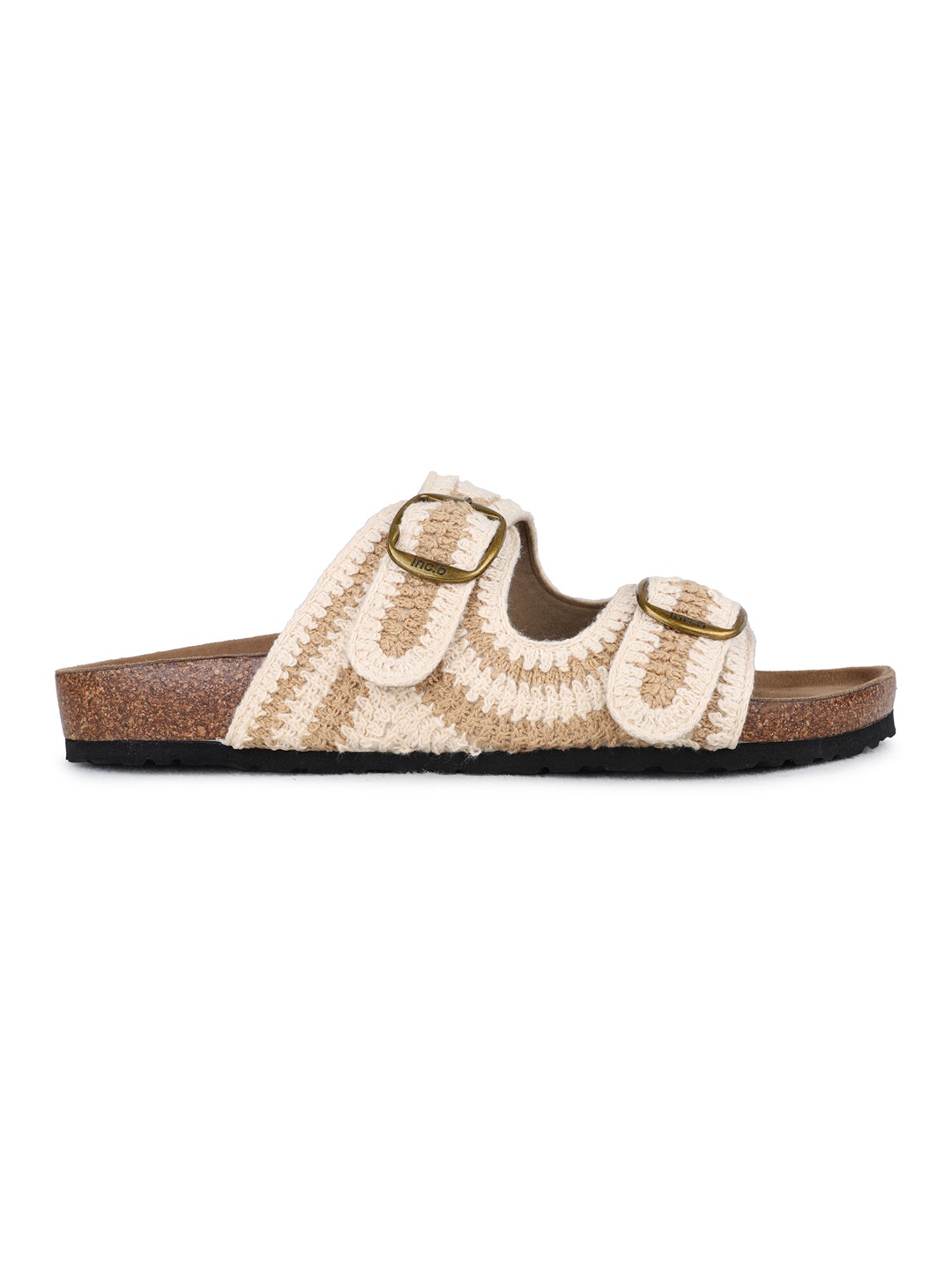 Inc.5 | Womens Beige Ethnic Embellished Open Toe Flat Slip-On Sandals|3