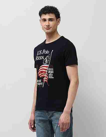 U.S.POLO MENS T-SHIRT H/S UDTSH3745 NAVY