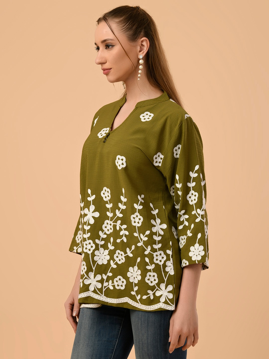 ALBION PREMIUIM AMBIKA GREEN TOP