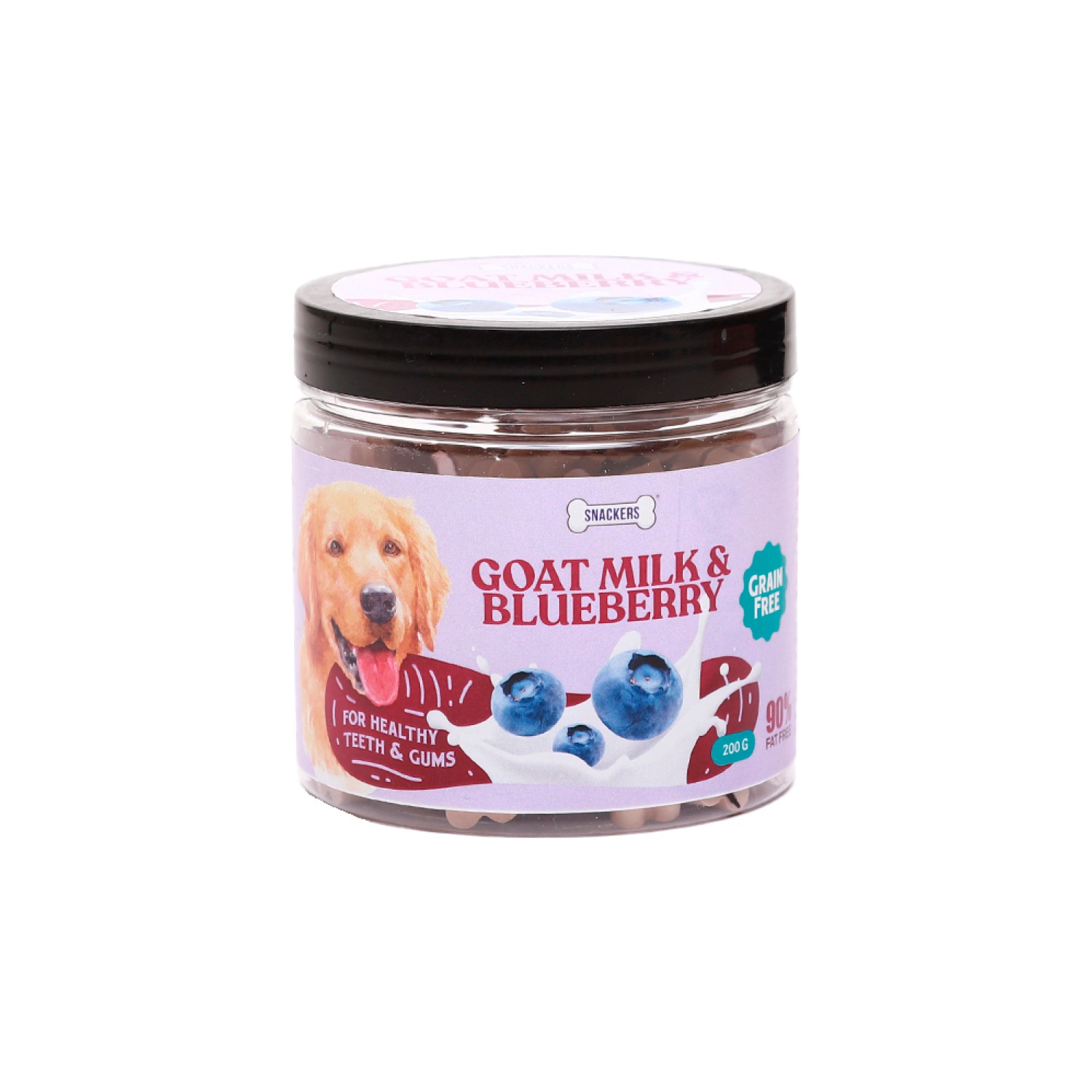 Snackers Goat milk & Blueberry Dog Treat, 200g